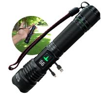 Lanterna LED Tática Estilo Sabre de Luz Recarregável com Feixe Forte e Alcance de 2km