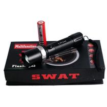 Lanterna Led Tatica Policial Swat com 2 Baterias - B Max