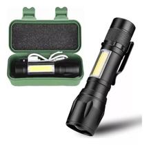 Lanterna Led Tatica Recarregável Luz Lateral 2000 Lumens