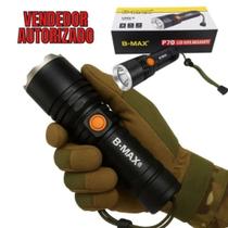 Lanterna Led Tática Recarregável P70 BM8504 - Enviamos no mesmo dia