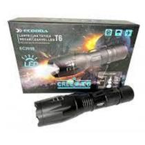 Lanterna Led Tática T6 Zoom E Sinalizador Emergência Ec2059