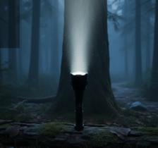 Lanterna LED tipo MAGLITE Recarregavel em aluminio de aviação 600 lumens - 2234
