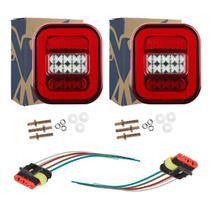 Lanterna Led Traseira Caminhão Marmitão Marmita 12v 24v Par - IVA