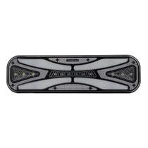 Lanterna Led Traseira Máscara Negra Seta Sequencial 24v 1Un