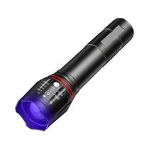 Lanterna LED UV T6 Zoomável 395nm Luz Negra Para Caça De Escorpiões Detecção Fluorescente Lanterna LED UV T6 Zoomável 395nm Luz Negra Para Caça De Escorpiões Detecção Fluorescente