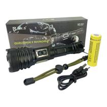 Lanterna Led V3 Original Ultra Potente Com Led Cob Auxiliar