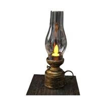 Lanterna LED Vintage Retro, Lâmpada a Óleo, Funciona Com Bateria, Decoração Para Casa, Presente De