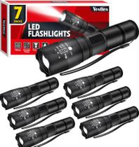 Lanterna LED YesBes 7 unidades, alta luminosidade, à prova dágua