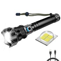 Lanterna Light Power Led Tática P70 Potente Para Fazenda, Camping e Caminhadas Noturnas - Átomo