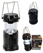 Lanterna Luminária Lampião Led Solar Recarregável - Ricashop