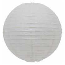 Lanterna Luminária Oriental de Tecido Branca - 35cm