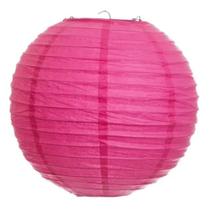 Lanterna Luminária Oriental de Tecido Pink - 30cm