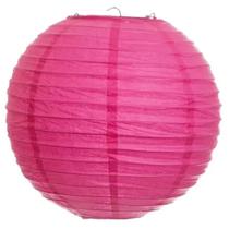 Lanterna Luminária Oriental de Tecido Pink - 35cm
