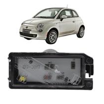 Lanterna Luz De Placa Com LED Conector Redondo Fiat 500 2012 Esquerdo