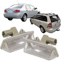 Lanterna Luz de Placa Corolla e Fielder 2003 04 05 06 07 08 Com Soquete Par 2pçs Lanterna Luz de Placa Corolla e Fielder 2003 04 05 06 07 08 Com Soquete Par 2pçs