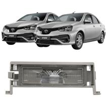 Lanterna Luz De Placa Etios Sedan Toyota Etios 2012 2013 2014 2015 2016 2017 2018 2019 Sem Soquete