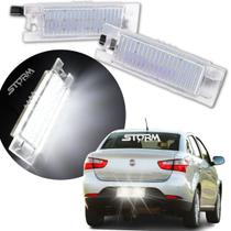 Lanterna Luz de Placa Led Iluminação Branco Fiat Grand Siena 2012 a 2021 lâmpada Essence Attractive Fire Evo Sedan Tetrafue Dualogic Sublime Italia