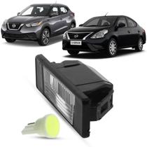 Lanterna Luz de Placa + LED Nissan Versa 2012 a 2019 Kicks 2016 2017 2018 2019 2020 2021