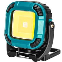 Lanterna Luz de Trabalho LED COB Recarregável Portátil com Ímã e Gancho para Mecânico Oficina Camping Emergência Super Potente USB