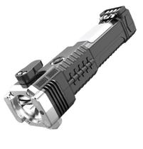 Lanterna Luz Led Recarregável Multifuncional Martelo Quebra Vidro Imã Chave Forte Lanterna Luz Led Recarregável Multifuncional Martelo Quebra Vidro Imã Chave Forte