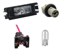 Lanterna Luz Placa C/soquete Chic Lâmpada Clio Logan Sandero