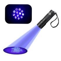 Lanterna luz Ulta Violeta Caca Insetos Escorpião Urina de Cachoro Gato Detectora Manchas Animais de Estimação Vazamentos - LUATEK