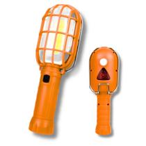 Lanterna Magnética para Mecânico LED 3W Pendente Imã Sinalização Vermelha SOS a Pilhas AA