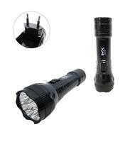 Lanterna Manual Recarregável 1 Led 3w Bateria Duravel Potente