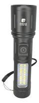 Lanterna Manual Recarregável LED 80W ONEX LAN-7034 com Zoom e Modos de Iluminação