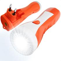 Lanterna Manual Recarregável Portátil Tomada Alta Duração Potente 5led Max3368 Lanterna Manual Recarregável Portátil Tomada Alta Duração Potente 5led Max3368