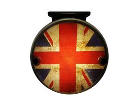Lanterna Maria Smart Bandeira Inglaterra Envelhecida - LANTERSUL
