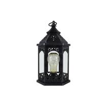 Lanterna Marroquina Prateada Decorativa Com Lâmpada LED 27cm We Make Lanterna Marroquina Prateada Decorativa Com Lâmpada LED 27cm We Make