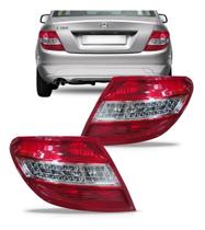 Lanterna mercedes c180 com led 2012 2013 2014 sedan