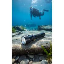 Lanterna Mergulho Potente Led T6 60m Profissional Branco