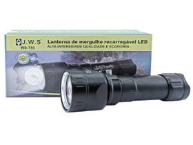 Lanterna Mergulho Profissional JWS WS755 LED P50 Recarregável 3 Modos Original Lanterna Mergulho Profissional JWS WS755 LED P50 Recarregável 3 Modos Original