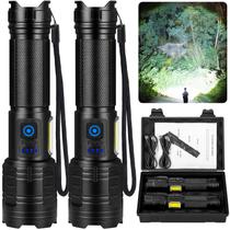 Lanterna MILAOSHU 90000 lúmens 7 modos IPX7 kit com 2 unidades