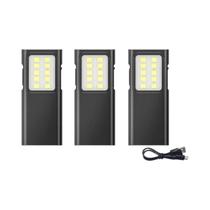 Lanterna Mini EDC Recarregável Super Brilhante, Tocha Portátil Com Clipe Para Caneta, Lanterna De