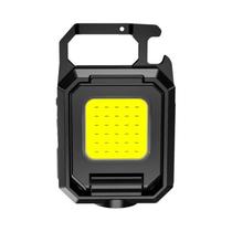 Lanterna Mini LED COB De 1000LM Com Chaveiro, Recarregável via USB, À Prova d'Água Para Camping E Lanterna Mini LED COB De 1000LM Com Chaveiro, Recarregável via USB, À Prova d'Água Para Camping E