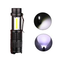 Lanterna Mini Led Forte Função Lampião Recarregável Usb