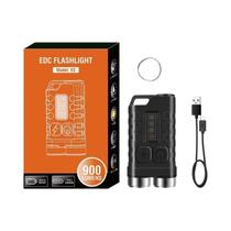 Lanterna Mini LED Portátil Tipo C Recarregável De Alta Potência Luz De Chave Para Camping E Lanterna Mini LED Portátil Tipo C Recarregável De Alta Potência Luz De Chave Para Camping E