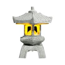 Lanterna Mini Pagoda Para Jardim Zen, Decoração Externa, Aquário, Bonsai, Decoração Para Casa E