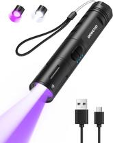 Lanterna MOWETOO 2 em 1 UV 395 nm LED branco à prova dágua Lanterna MOWETOO 2 em 1 UV 395 nm LED branco à prova dágua