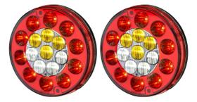 Lanterna Multifunção 18 Leds Pós Freio C/ Chicote - 2038 Lanterna Multifunção 18 Leds Pós Freio C/ Chicote - 2038