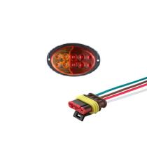 Lanterna Multifunção Elíptica 12V Com Conector Lanterna Multifunção Elíptica 12V Com Conector