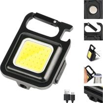 Lanterna Multifuncional Mini Glare Cob Chaveiro Pingente Led