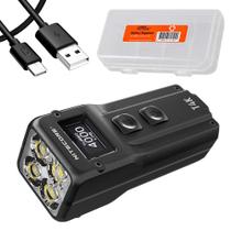 Lanterna Nitecore T4K Chaveiro EDC 4000lm USB-C recarregável