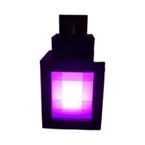 Lanterna Noturna LED Multicolorida Recarregável Tipo-C Com Tema De Jogos, Lâmpada Torch Brownstone