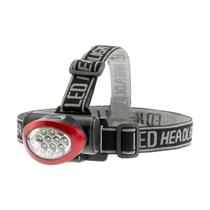Lanterna P/ Cabeça C/ 10 Leds E Fita Ajustável Luz Branca