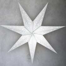 Lanterna Paper Star Lantern GalaxyArts Naxatra 60 cm branca com luzes LED Lanterna Paper Star Lantern GalaxyArts Naxatra 60 cm branca com luzes LED