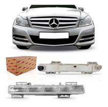 Lanterna Para-choque Dianteiro Mercedes C180 C200 / 2011 A 2013 Lado Esquerdo (Motorista)